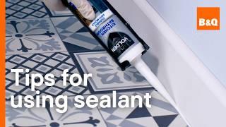 How to use sealant | DIY