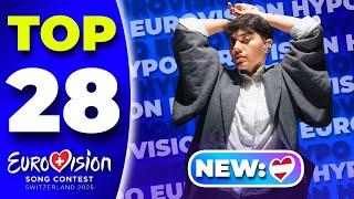 Eurovision 2025 | My Top 28 - NEW: