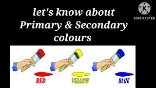 Primary colours & Secondary colours chart🟡|Primary and secondary colours|Colours mixing.