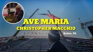 Christopher Macchio "Ave Maria" for President Trump in 4K | Tribute to Fallen Hero Corey Comperatore