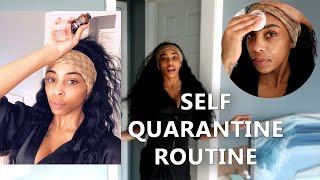 QUARANTINE SELF CARE ROUTINE | ACNE FREE, GLOWING SKIN DIY STEAM FACIAL.