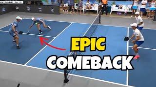 The Greatest Comeback in Pickleball History | In-depth Point Analysis