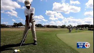 SPOTLIGHT - 10-year-old South Florida golfer on autism spectrum creates his own golf apparel company