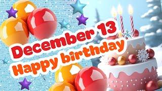 13 December Best Happy Birthday Song |Happy Birthday WhatsApp Status #shorts  #celebrationavenue