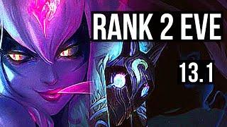 EVELYNN vs KINDRED (JNG) | Rank 2 Eve, 6/0/7, 300+ games, Dominating, Rank 13 | TR Challenger | 13.1