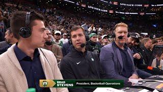 Exclusive: Brad Stevens joins broadcast to discuss Kristaps Porzingis' return