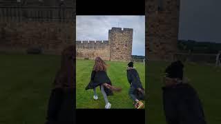 Roaming the Hogwarts Campus with friends