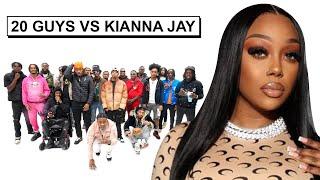 20 GUYS VS 1 YOUTUBER: KIANNA JAY