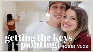 VLOG - GETTING THE KEYS + PAINTING OUR HOUSE! (+Linjer Haul)
