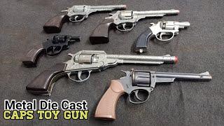 Metal die cast toy cap guns (rare collection/vintage/nostalgic)