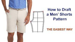 How to Draft a Men's Short Pattern | The Easiest Way