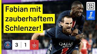 Europameisterlicher Fabian und doppelter Dembele ballern PSG zum Sieg: PSG - Brest | Ligue 1 | DAZN