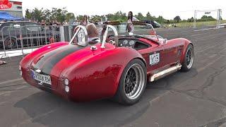 900HP AC Cobra Supercharged - 1/4 Mile Accelerations & Brutal Accelerations!