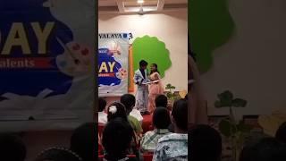 Ridhwin's Stylish Hosting Key Moments 2nd STD Skill Day Program 2024 #youngtalent #shorts