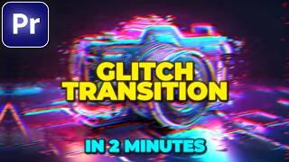 How to Add GLITCH TRANSITION in Premiere Pro