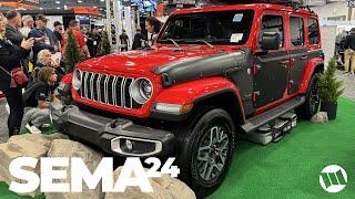 COOL NEW Jeep Wrangler and Gladiator Parts & Accessories at SEMA 2024 - DAY 1