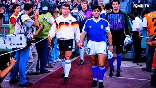 Matthaus and Klinsmann Destroyed Maradona in1990 World Cup Final