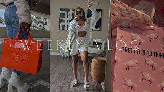 Week In My Life As A Black Content Creator | PLT Showroom, BTS, Unboxing's  + More