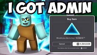 I Got the NEW ADMIN ONLY MOVESET in The Strongest Battlegrounds