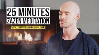 25 Minute Zazen Meditation | Path to the inner center with Zen-Master Hinnerk Polenski