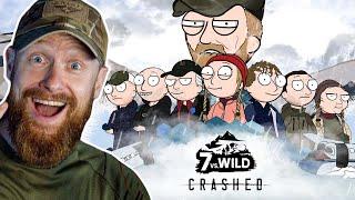 BOTTOMLESS HUMOR!  - 7 vs. Wild Parody Episode 1: The Crash | Fritz Meinecke reacts