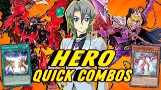 YGOPRO - HERO Quick COMBOS NEW SUPPORT Destiny HERO