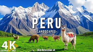 Peru 4K UHD - Explore Machu Picchu, Sacred Valleys, and Majestic Andes Mountain - Calming Music