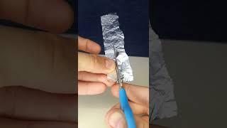 FIRE from foil and batteries