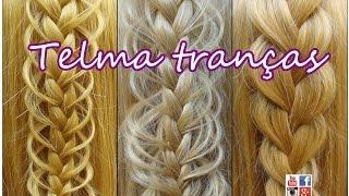 Tranças Embutidas e penteados, tutorial passo a passo - Telma tranças