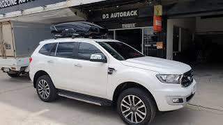 กล่องบนหลังคารถ THULE RoofBox Motion XT L ใส่ Ford Everest ที่ใส่ของบนหลังคา กล่องติดหลังคารถ