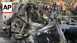 Apparent Israeli airstrike hits car in Damascus, Syria