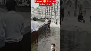 Taj Hotel Mumbai| Heavy Rain at the Iconic Luxury Hotel #Shorts#Trending#YouTube Shorts #Mumbai