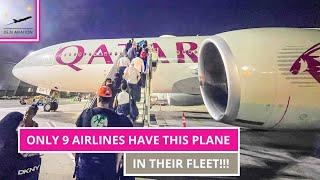 [4K] TRIP REPORT | *RARE* Boeing 777-200LR QATAR AIRWAYS flight :D | Dubai to Doha