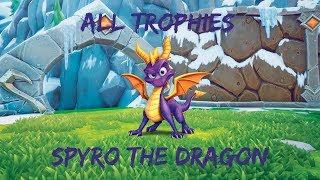 Spyro The Dragon All Trophies (Road to Platinum)