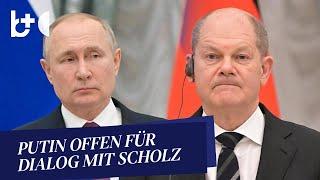 „Putin, offen für Dialog mit Scholz“, Kreml: Wir haben keinen Vorschlag von...