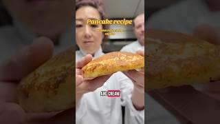 Thick fluffy pancake recipe that you cook in cream