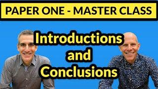 Countdown to Paper One - Master Class - Introductions and Conclusions