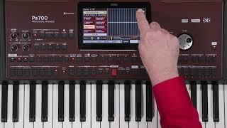 KORG PA700 видео инструкция Часть 5:  KAOSS