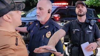 CHARGED! COP GETS IN MY FACE & GETS OWNED!