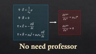 Transforming four Maxwell's equations into two