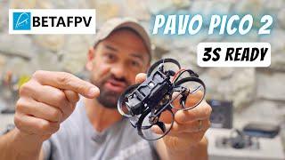 3s Pavo Pico version/batch 2 with DJI O3 + crossfire: set up for 2s & 3s batteries