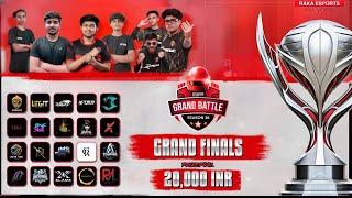 GODLIKE,BOTARMY,LEGIT,RMS GB S36 |PRIZE POOL 20,000 INR || GRAND FINALS || ORGANIZED BY RAKA ESPORTS