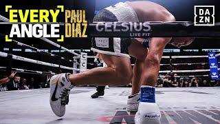 JAKE PAUL KNOCKDOWN VS NATE DIAZ | EVERY ANGLE