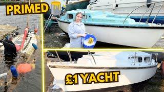 £1 Yacht Gets Her First coats Of Primer (EP8)