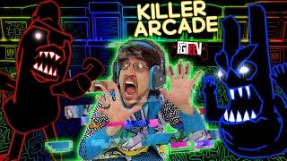 ESCAPE the KILLER ARCADE!  FGTeeV gets sucked INTO THE GAME!