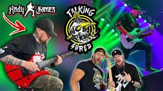 ‼️Andy James stops by our HQ with NEW 7 String Mockingbird!  ~ Talking Shred Episode! ~ Zakk Wylde