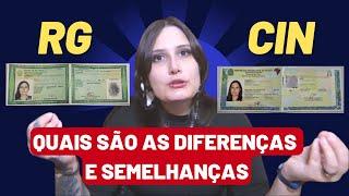 QUAL A DIFERENÇA ENTRE O RG E CIN (NOVA IDENTIDADE) ? DESCUBRA TUDO NESSE VÍDEO! ATUALIZADO 2024