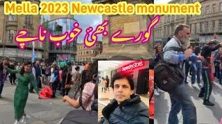 Mella Summer 2023 Newcastle Monument | 4k HDR Video By Shizi King | گورے بھی خوب ناچے 