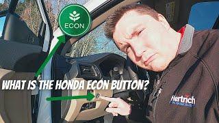 What is the Honda Econ Button?!?