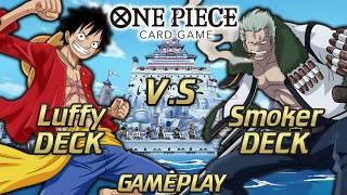 LUFFY VS SMOKER BATTLE! : ONE PIECE CARD GAME